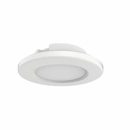 4-in 9W LED Surface Mount, Dimmable, 650 lm, 120V, 3000K, White