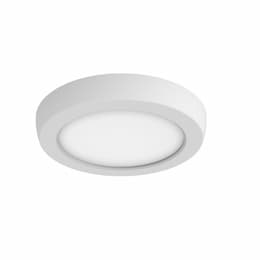 5-in 9W LED Blink Flush Mount, Round, 120V, CCT Selectable, White