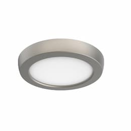 5-in 9W LED Blink Flush Mount, Round, 120V, CCT Selectable, Nickel