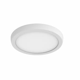 7-in 11W LED Blink Flush Mount, Round, 120V, CCT Selectable, White