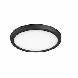 9-in 13W LED Blink Flush Mount, Round, 120V, CCT Selectable, Black