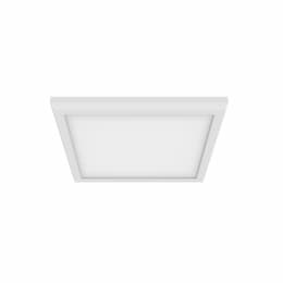 9-in 13W LED Blink Flush Mount, Square, 120V, CCT Selectable, White
