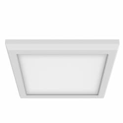 7-in 11W LED Square Blink Pro Flush Mount, 120V-277V, 4000K, White