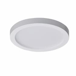 7-in 16W Round Flush Mount Fixture, 600 lm, 120V, 3000K