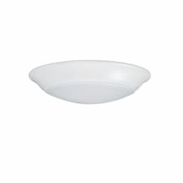 7-in 8W LED Disk Light, 640 lm, 120V, 5-CCT Select, White