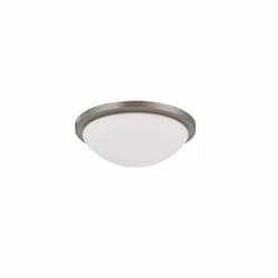 Nuvo 13-in 18W LED Button Flush Mount Fixture, 1700 lm, 120V, 3-CCT Select