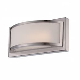 10W Mercer LED Wall Sconce Light, Brushed Nickel