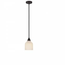 9.8W Kirk LED Mini Pendant Light, 1-Light, Mahogany Bronze