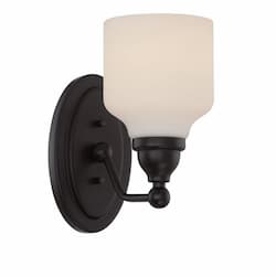 9.8W Kirk LED Vanity Light, 1-Light, Mahogany Bronze