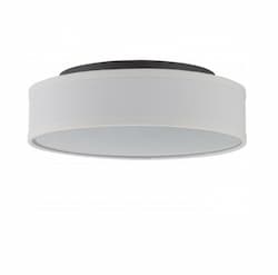 18W Heather LED Flush Mount, Aged Bronze, 3000K