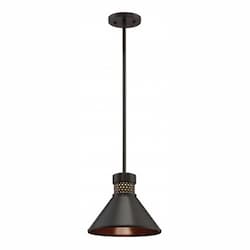 12W LED Small Pendant Light, Dark Bronze, 3000K