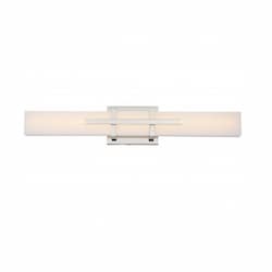 26W Grill LED Wall Sconce, Double, Polished Nickel
