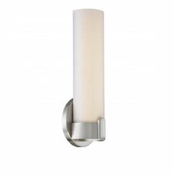 13W Loop LED Wall Sconce, Single, Brushed Nickel