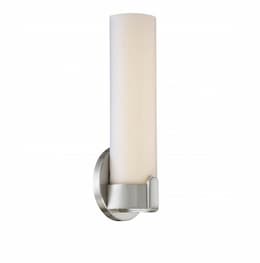 13W Loop LED Wall Sconce, Single, Brushed Nickel