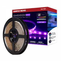 16-ft 18W Dimension Pro Tape Light, 1920 lm, 24V, 2700K, RGB