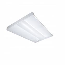 40W 2x4 LED Troffer, White, 3500K