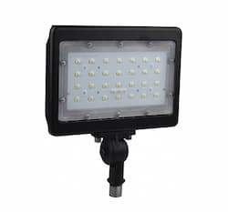 Nuvo 50W LED Flood Light, Large, Dimmable, 120V-277V, 4000K, Bronze