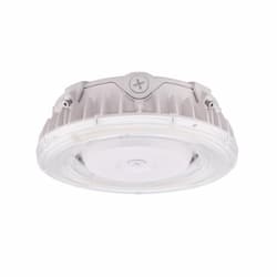 25W LED Canopy Fixture, Sensor Port, 3975 lm, 120/277V, Bronze