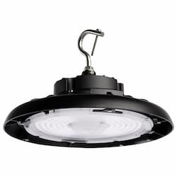 200W UFO High Bay, 28800 lm, 120V-277V, 30/40/50K, Black