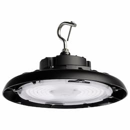 100W UFO High Bay, 14500 lm, 277V-480V, 5000K, Black