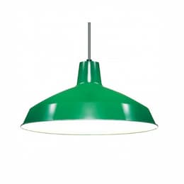 Warehouse Shade Pendant Light Fixture, Green