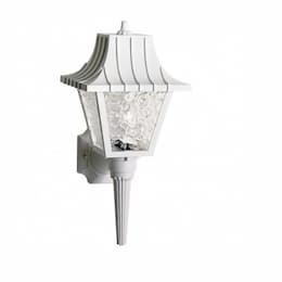 8in Mansard Wall Lantern, 1-light, White