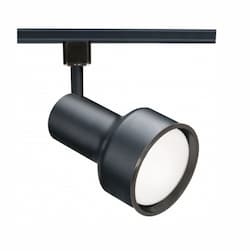 75W Track Light, R30, Step Cylinder, 1-Light, Black