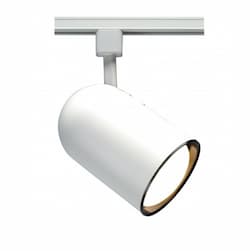 50W Track Light, R20, Bullet Cylinder, 1-Light, White