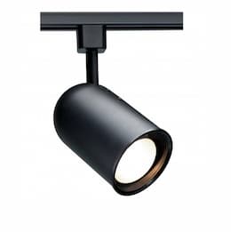 50W Track Light, R20, Bullet Cylinder, 1-Light, Black