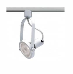 75W Track Light, PAR30, Gimbal Ring, 1-Light, White