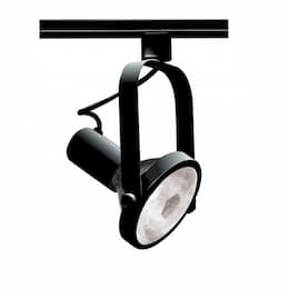 75W Track Light, PAR30, Gimbal Ring, 1-Light, Black