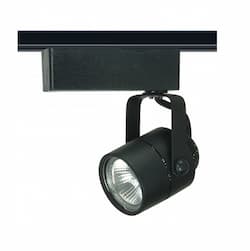 50W Track Light, MR16, Round Head, 1-Light, Black