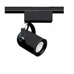 50W Track Light, MR16, Round Back, 1-Light, Black