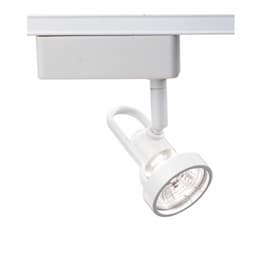 50W Track Light, MR16, Cast Ring, 1-Light, White