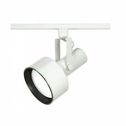 150W Track Light, R40, Step Cylinder, 1-Light, White