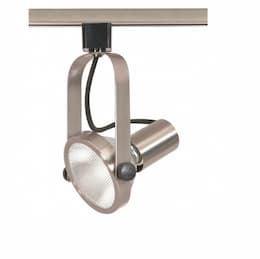 75W Track Light, PAR30, Gimbal Ring, 1-Light, Brushed Nickel