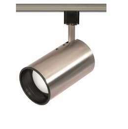 50W Track Light, R20, Straight Cylinder, 1-Light, Brushed Nickel