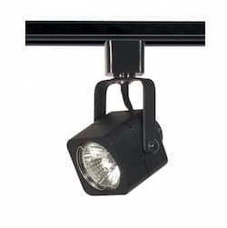 50W Track Light, MR16, Square Head, 1-Light, Black