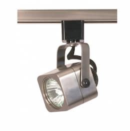 50W Track Light, MR16, Square Head, 1-Light, Brushed Nickel