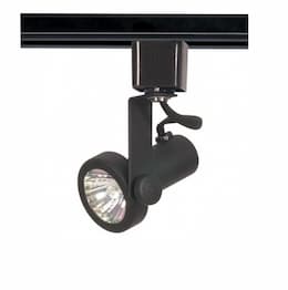 50W Track Light, MR16, Gimbal Ring, 1-Light, Black