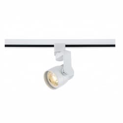  12W LED Angle Arm Light, 24 Degree Beam, White Finish