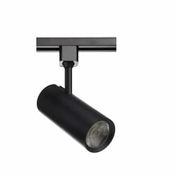 20W LED Commercial Track Light Head, Narrow, 120V, 3000K, Black