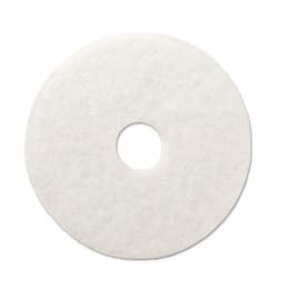 Boardwalk White Standard 17 in. Round Polishing Floor Pads