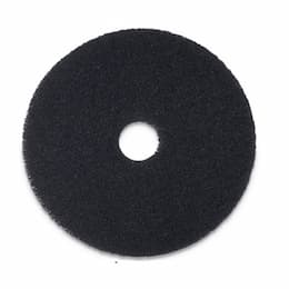 Black Standard 19 in. Round Stripping Floor Pads