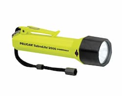 33lm Yellow Super SabreLite Flashlights w/ 3C batteries