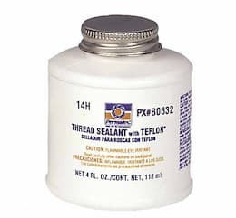 4 Ounce White Thread Sealant Can w/ PTFE 