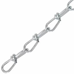 Twin Loop Steel Chains Zincplated