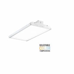 2-ft 130W LED Linear High Bay, 17550 lm, 120V-277V, CCT Selectable