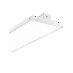 321W 1x4 LED Linear High Bay w/ V-Hook & Chain, 0-10V Dimmable, 41730 lm, 4000K