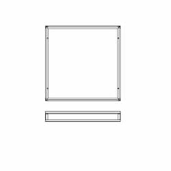 Surface Mount Kit for 2X2 LED Back-lit Panels, White